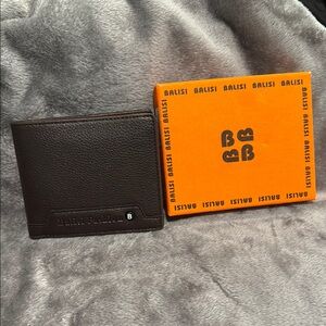 Bali Men's Dark Brown Leather Card Holder